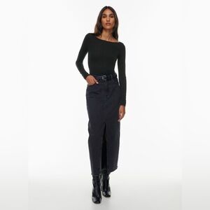 Aritzia Denim Forum 90’s Maxi Jean Skirt